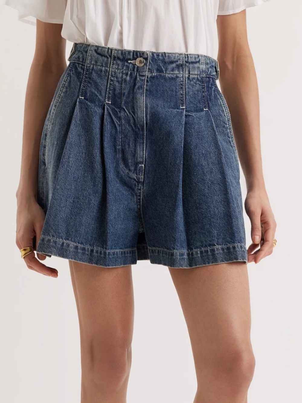 Merlette Kay Short - Mid Blue Wash